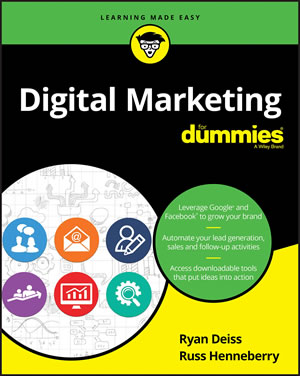 Russ Henneberry's Digital Marketing for Dummies book cover