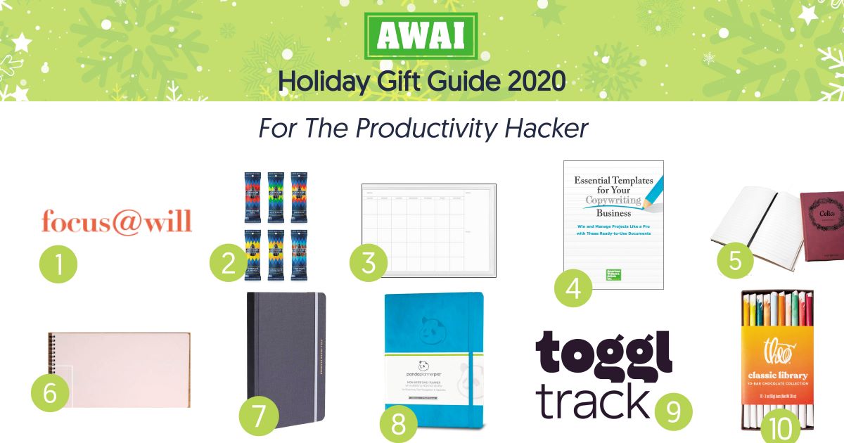holiday gift guide for the productivity hacker