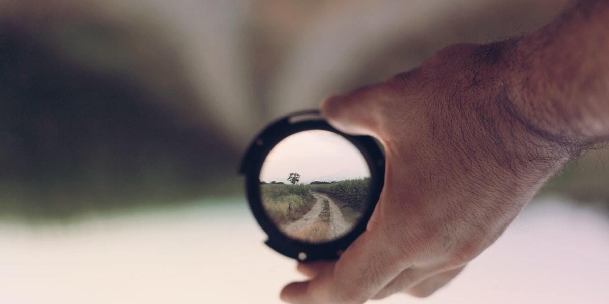 Looking through a lens