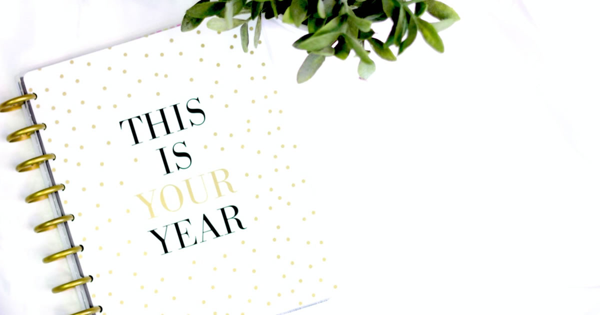 Cover of notebook titled This Is Your Year