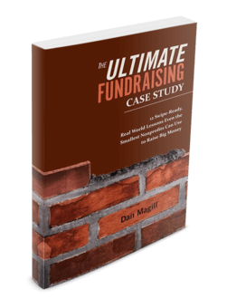 Cover of Dan Magill's book The Ultimate Fundraising Case Study