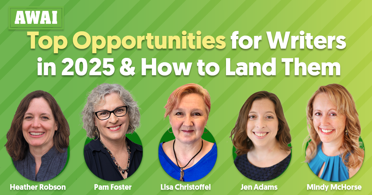 Webinar: Top Opportunities for Writers in 2025