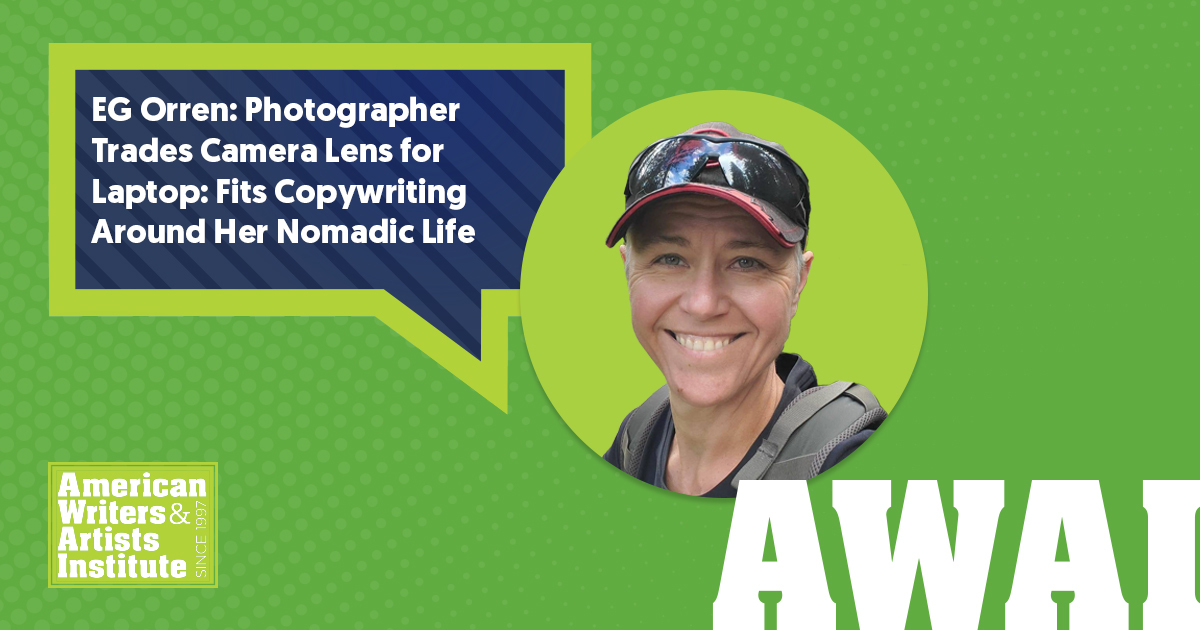 Photographer Trades Camera Lens for Laptop: Fits Copywriting Around Her Nomadic Life