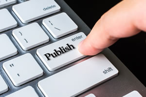 Self-publishing is a common way to produce an ebook.