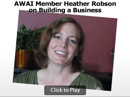 AWAI Member Heather Robson on Building Your Business