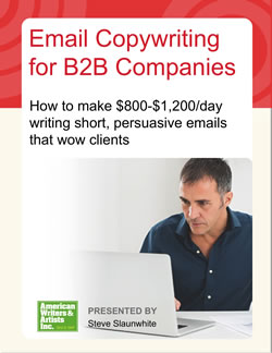 Writing Email Copy for B2B Companies — an AWAI program for B2B email marketing success