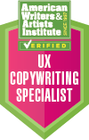 UX Copywriting Mastery & Certification Badge