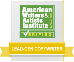 AWAI Verified™ Lead-Gen Copywriter Badge